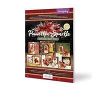 Hunkydory Deluxe Craft Pads - Poinsettia Sparkle