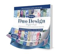 Hunkydory - Duo Design Paper Pads - Frosted Flowers & Winter Breeze