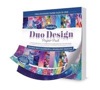 Hunkydory Duo Design Paper Pads - Iridescent Rainbow & Sparkling Sequins