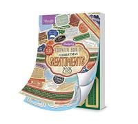 Hunkydory Essential Book of Christmas Sentiments 2026 - Contains 650 Foiled and die-Cut sentiments - EBK176