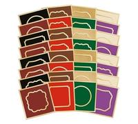 Hunkydory - Festive Square Pocket Pad Apertures - Rich Gold - PPSQAP102 - RRP £9.99
