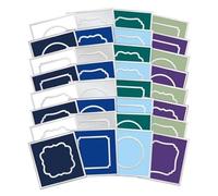 Hunkydory - Festive Square Pocket Pad Apertures - Stunning Silver - PPSQAP101 - RRP £9.99