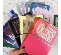 Hunkydory - Foiled Edge Aperture Card Blanks for Pocket Pads - FEACB101