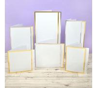Hunkydory - Foiled Edge Card Blanks & Envelopes Megabuy