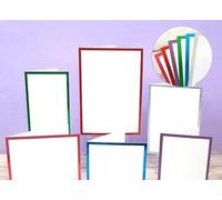 Hunkydory - Foiled Edge Card Blanks & Envelopes Megabuy - Brights Edition