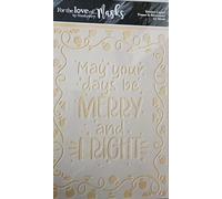 Hunkydory for The Love of Masks - May Your Days be Merry and Bright