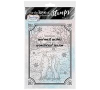 Hunkydory for The Love of Stamps - Penguin Lake A6 Christmas Stamp Set