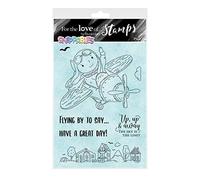 Hunkydory - For The Love Of Stamps - Snippables Cute & Colourful - Plane - FTLS711