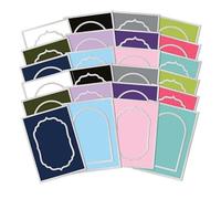 Hunkydory - Little Book Apertures - Arch & Fancy Edge - Stunning Silver - LBKAP103 - RRP £9.99