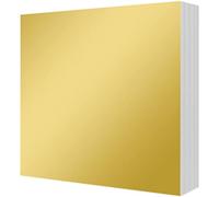 Hunkydory Mirri Super-Reflective 6"X6" Cardstock Mats 100/Pk-Gold