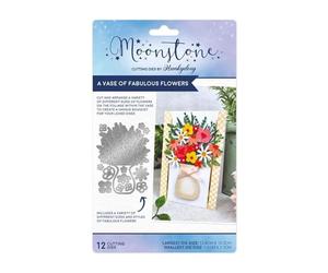 Hunkydory Moonstone - A Vase of Fabulous Flowers - Craft Cutting Die MSTONE862