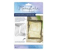 Hunkydory Moonstone - Antique Scrolls - Nesting Crafting Die Set - MSTONE776