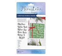Hunkydory Moonstone - Christmas Words & Wishes Craft Die Set - MSTONE1031