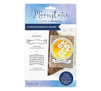 Hunkydory Moonstone Combos - Loving Sentiments and Banner - Stamp & Die Set - MSTONE1026