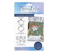 Hunkydory Moonstone - Cute Christmas Tags & Wishes - Combos Stamp & Die Set - MSTONE1045