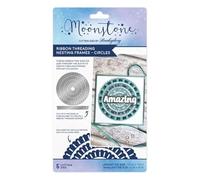 Hunkydory Moonstone Dies - Ribbon Threading Nesting Frames - Circles - MSTONE757