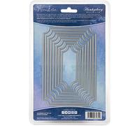 Hunkydory Moonstone Dies Straight Edged Nesting Dies - Scalloped Corner Rectangles - MSTONE053