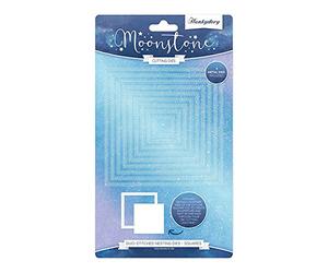 Hunkydory - Moonstone Duo-Stitched Squares Nesting Die Set - 9 Dies - MSTONE453