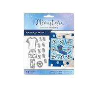 Hunkydory Moonstone - Football Fanatic Craft Cutting Die Set - 13 Dies - MSTONE1110