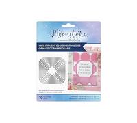 Hunkydory Moonstone - Mini Straight Edged Nesting Ornate Corner Square Die Set - MSTONE981