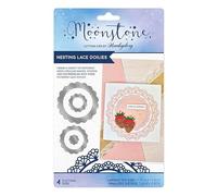 Hunkydory Moonstone - Nesting Lace Doilies Craft Die Set - 4 Dies - MSTONE1019
