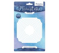 Hunkydory - Moonstone Oriental Corner Frames (Fancy Nesting Squares Set 2) Craft Die Set - 7 Dies - MSTONE081