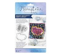 Hunkydory Moonstone - Radiant Sentiments - Merry & Bright Die Set - MSTONE1030