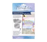 Hunkydory Moonstone Radiant Sentiments - Thinking of You & Get Well Soon Die Set - MSTONE947