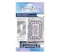 Hunkydory Moonstone - Ribbon Threading Nesting Frames - Rectangles Die Set - MSTONE758
