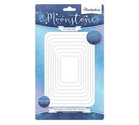 Hunkydory - Moonstone Rounded Corner Rectangle Nesting Craft Die Set - 8 Dies - MSTONE159
