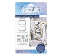 Hunkydory Moonstone - Season's Greetings Tags & Wishes - Combos Stamp & Die Set - MSTONE1046