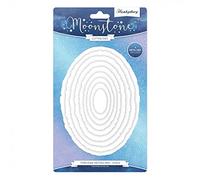 Hunkydory Moonstone - Torn Edge Nesting Die Set - Ovals - MSTONE319-9 Dies