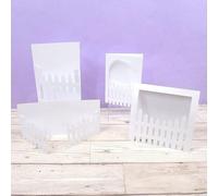 Hunkydory Picket Fence Card Blanks for Card Making Megabuy