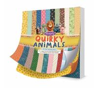 Hunkydory Quirky Animals Paper Pad 8" x8"
