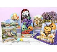 Hunkydory - Side-Pop Stepper Cards - Set 1 - Gold - SIDEPOP101 - RRP £17.99
