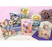 Hunkydory - Side-Pop Stepper Cards - Set 2 - Silver - SIDEPOP102 - RRP £17.99