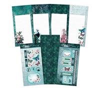 Hunkydory - Teal Treasures - Build Your Own DL Notepad