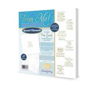 Hunkydory - Trim Me! Foiled Insert Pad - Special Moments Gold - TRIMINS021