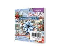 Hunkydory - Winter Florals Square Pocket Pad - PPSQ110