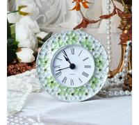 Hunlostten Clocks with Roman Numerals, Silent Non Ticking, Round, Vintage Clock for Living Room, Kitchen, Bedrooms Office Decoration Home Decor