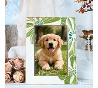 Hunlostten Vintage 4X6 Photo Frame with Stand - Rectangle Picture Frame Decorative Tabletop Display for Home Decor, Gifts, Cherished Memories