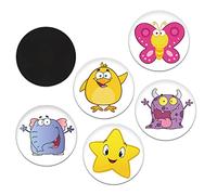 HUNM Potty Training Seat Magic Sticker,Cute Animal Potty Training Toilet Color Changing Sticker | 5 Pack Toilet targets for potty training boys | Use with or Without Potty chart or potty watch, 5pcs