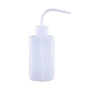 HUNM Squeeze Bottle,250ml Plant Watering Bottle,Safety Wash Bottle with Narrow Mouth,Plastic Safety Squeeze Bottle, Indoor Watering Can with Curved Nozzle for Succulent Plants Flower