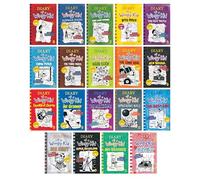 Hunnee A Library of a Wimpy Kid 1-18 Books Boxed Set, Complete Full Collection Series, A5 Size, 2021 Model, Book Set