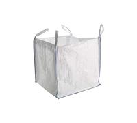 HunnyGoods Ltd 1 Tonne Bulk Bags | Trade Grade FIBC Builders Dumpy Bags 1000kg | Commercial Garden & Construction Waste | 85x85x85cm White (100)
