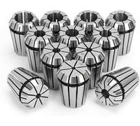 Hunricho12pcs ER25 Spring Collet Set for CNC Engraving Machine and Milling Lathe Tool Workholding Engraving Collets including1/8"3/16"7/32"1/4"5/16"3/8"13/32"7/16"1/2"17/32"9/16"5/8" (12pc ER25)