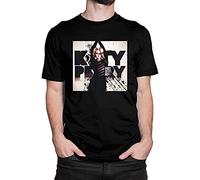 HUNSHIN Ka-ty Pe-rry Part of Me Men's Tshirts Round Neck Novelty Short Sleeve T-Shirt S Black XL