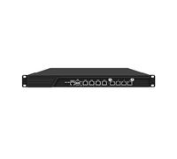 HUNSN 1U 19 Inch Rack Mount Firewall Appliance, Mikrotik, OPNsense, VPN, Network Router, Intel N200, RJ55, AES-NI, 8 x 226-V 2.5GbE LAN, Console, VGA, GPIO, SIM Slot, 8G RAM, 128G SSD
