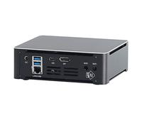 HUNSN 4K Mini PC, Desktop Computer, Server, Intel Quad Core I5 7300HQ, Windows 11 Pro or Linux Ubuntu, BM21b, Wi-Fi 6, BT 5.2, DP, HDMI, 6 x USB3.0, Type-C, LAN, Smart Fan, 8G RAM DDR4, 512G SSD