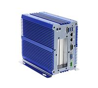HUNSN Fanless Industrial PC, Mini Computer, IPC, 3865U 3867U, IX07, 3PIN Phoenix, VGA, 4 x COM, 2 x LAN, 9 to 36V, 2 x PCI 32bit Expansion Slot, Barebone, NO RAM, NO Storage, NO System